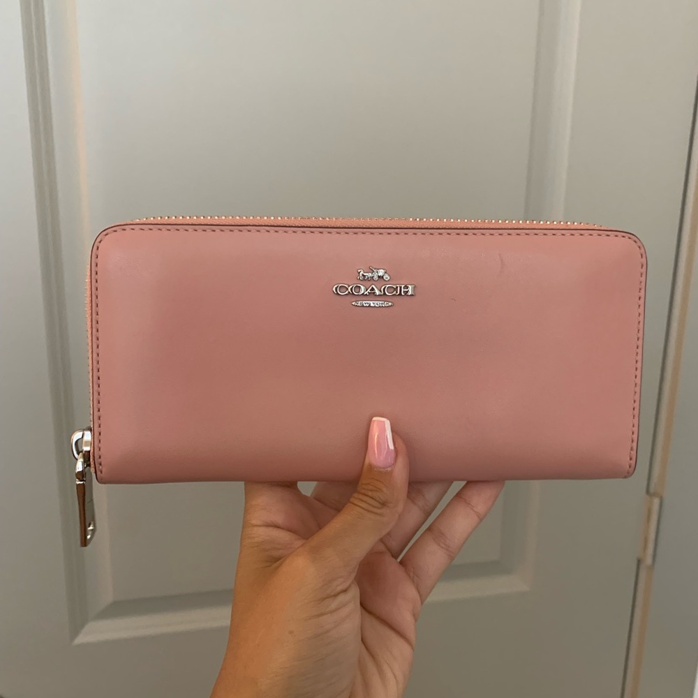 Pink coach wallet